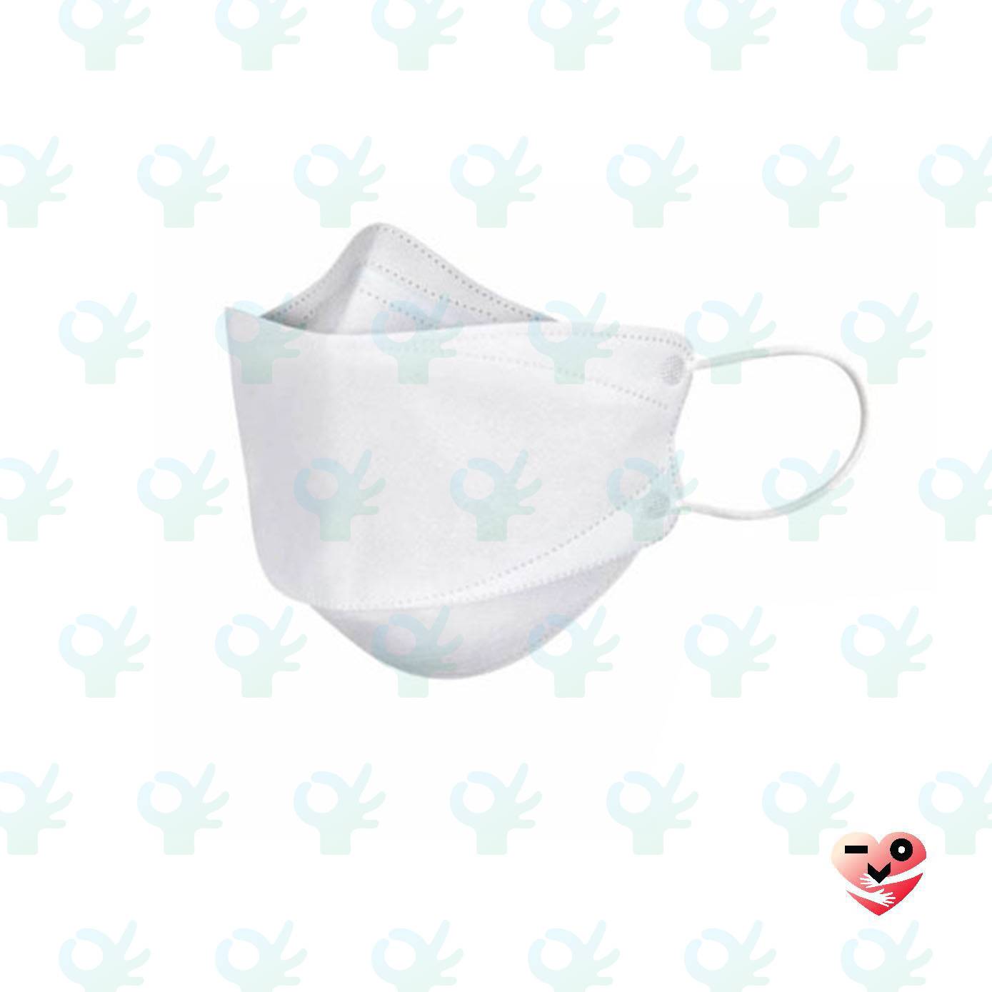 Ofiskita KF94 Face Mask 3 Ply 10 Pcs/Pack (White Colour)